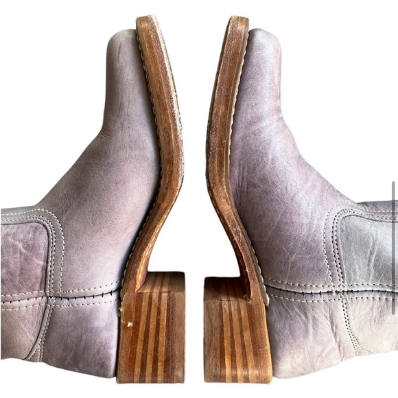 Frye Vintage Knee High Lilac Purple Campus Boots Size 7 - Picture 8 of 12